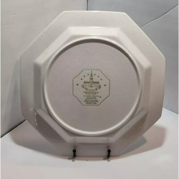 Vtg 1776 Independence Ironstone Octagon Platter by Castleton China Made in Japan - Picture 6 of 12